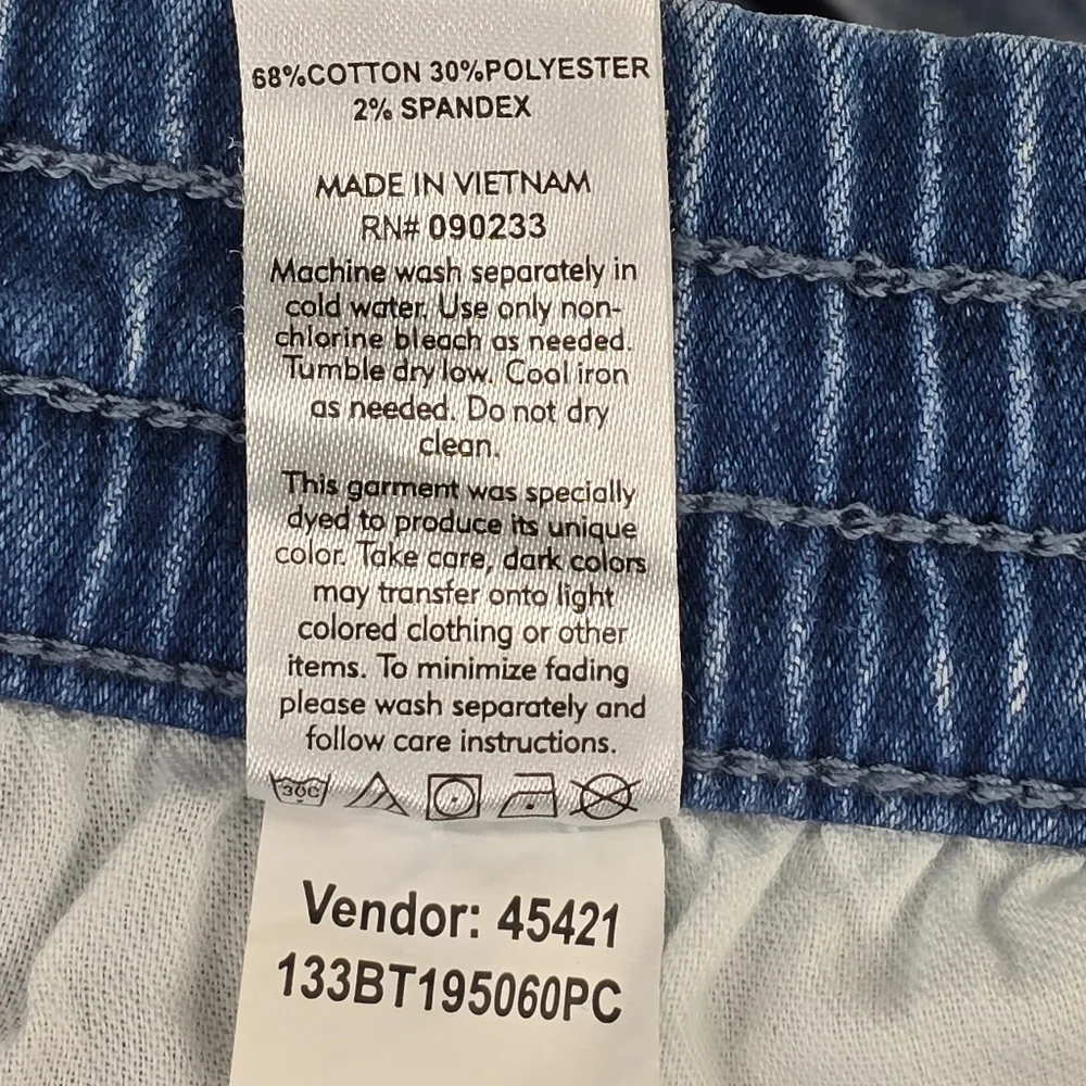 Pacsun Cargo Denim Jogger Jeans Light Wash Men's Size M Long